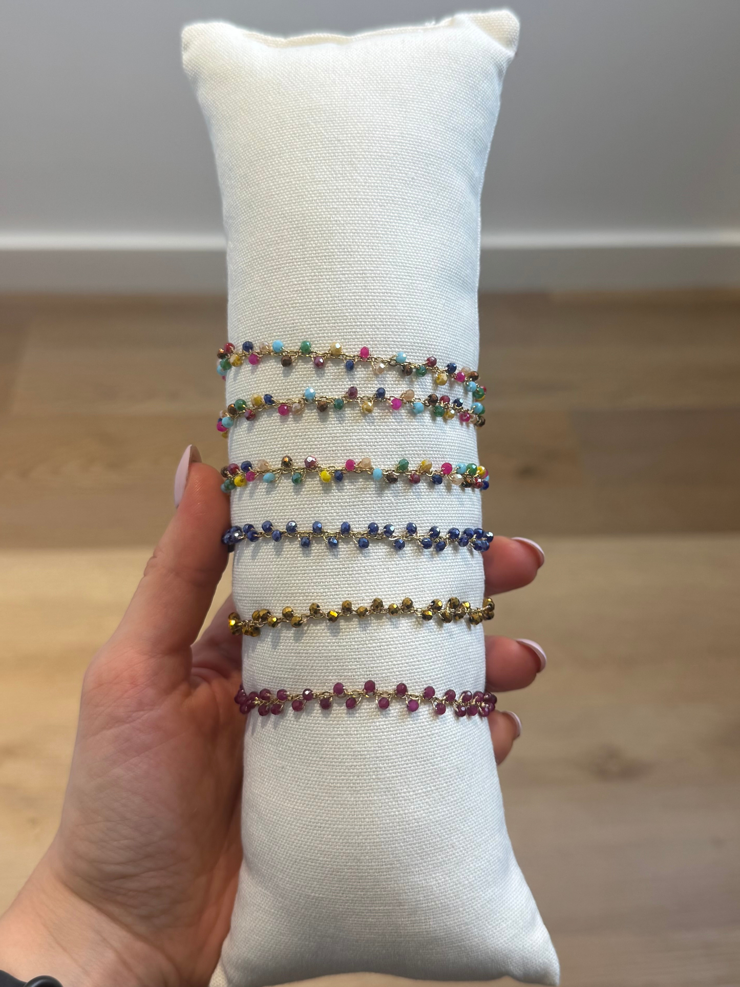 Pulseira da sorte missangas