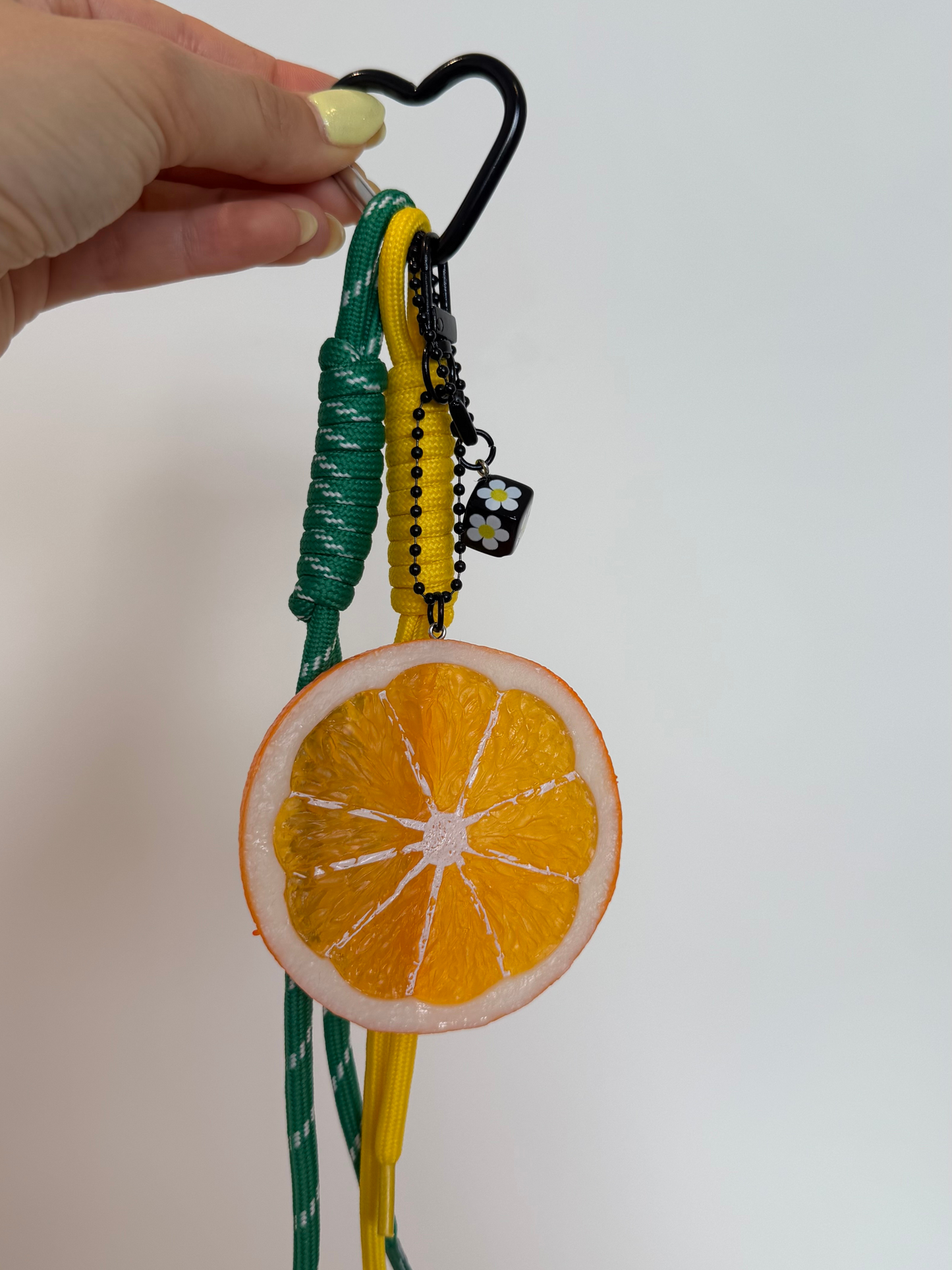Laranja Rodela coração