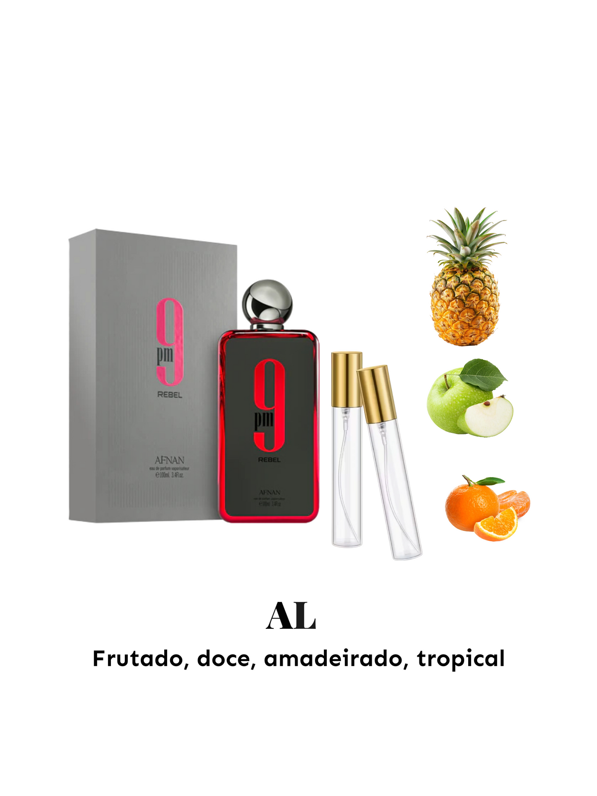 Decant do perfume 9 PM Rebel Afnan