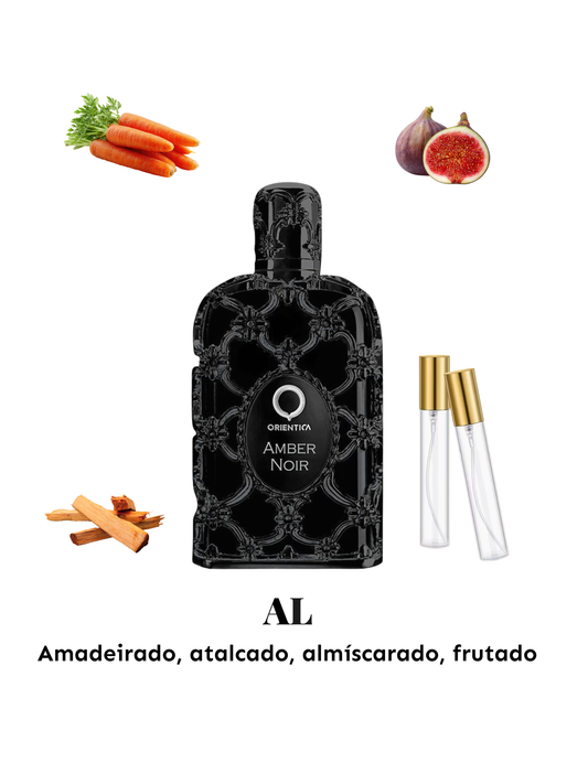 Decant Amber Noir Orientica Premium - Compartilhável