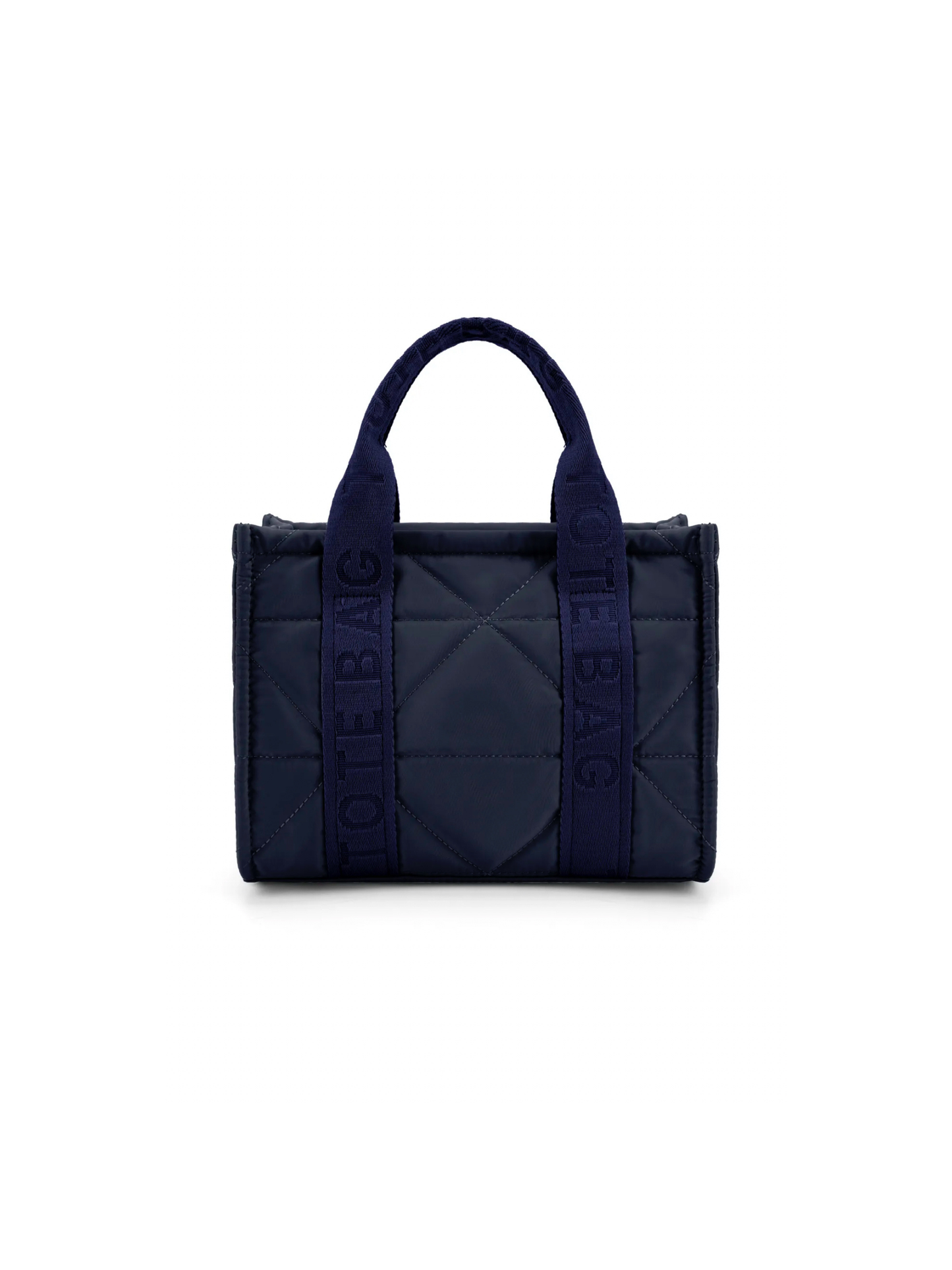 Tote bag azul marinho pequena