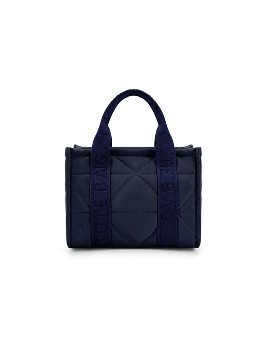 Tote bag azul marinho pequena