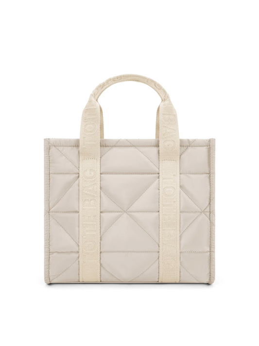 Tote bag bege média