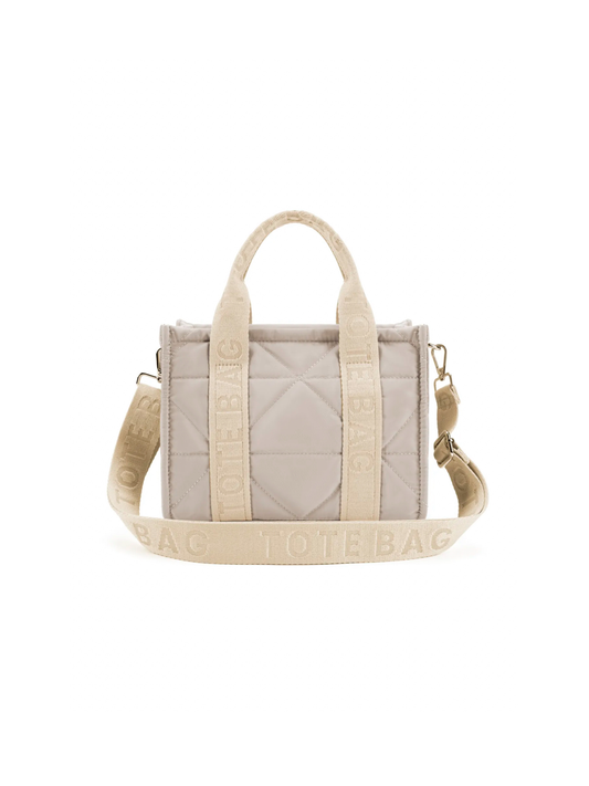 Tote bag bege pequena