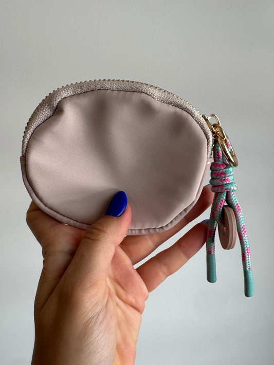 Porta Moedas bege