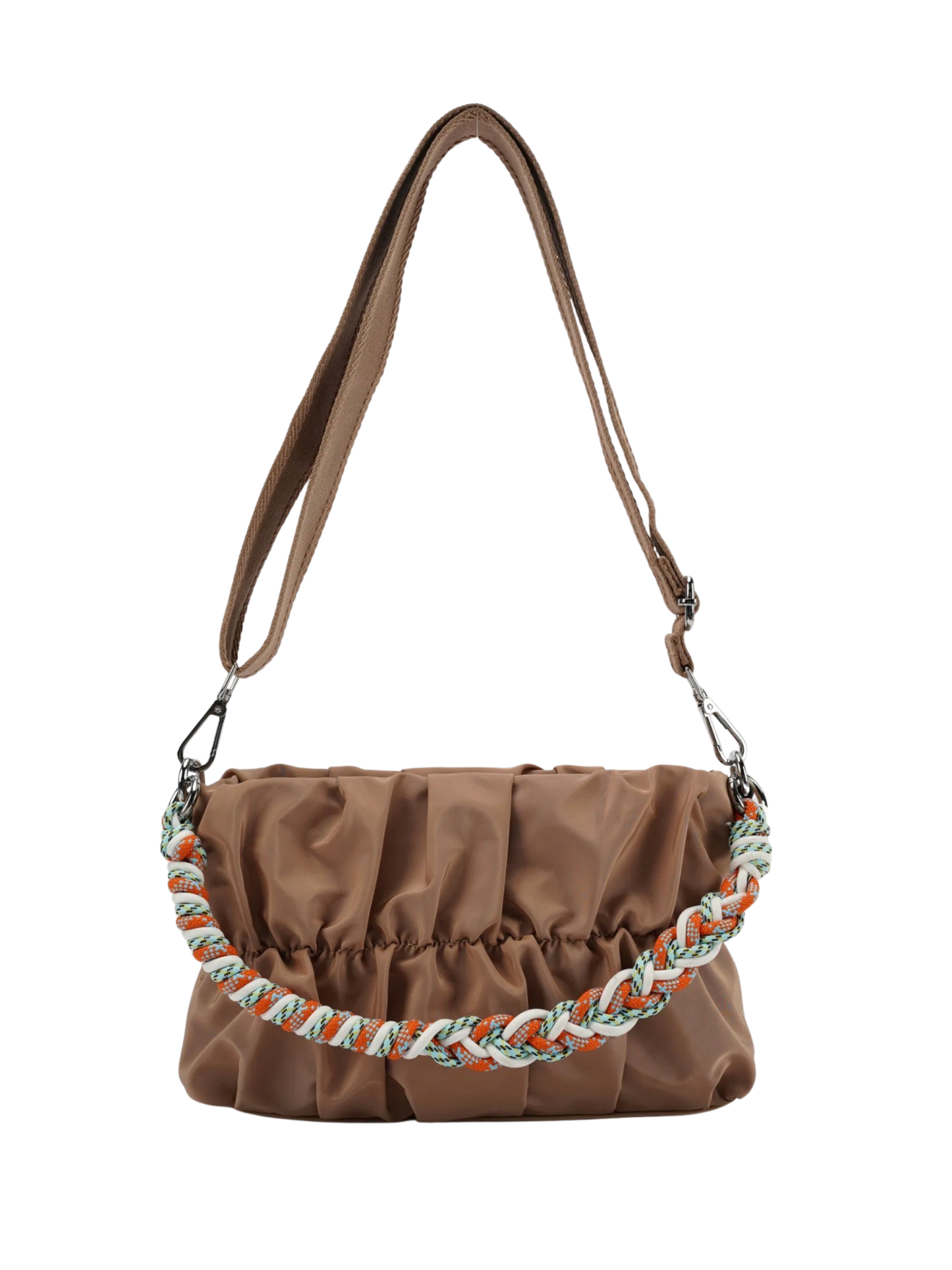 Mala cor khaki 2 alças