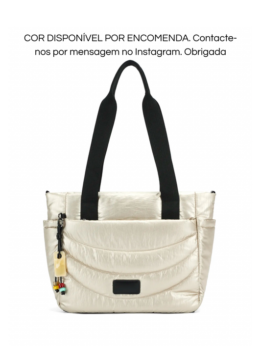 Por encomenda - Mala de ombro dourada