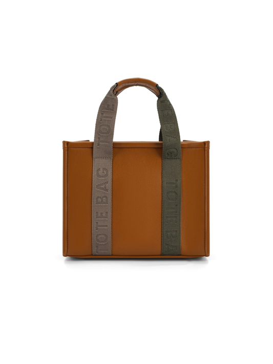 Mala Tote Bag Polipele Camel Pequena