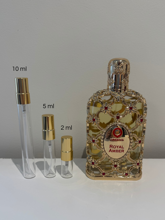 Decant Royal Amber Orientica Premium