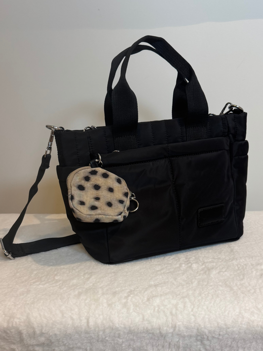 Mala tiracolo e ombro com bolsa incluída Preta