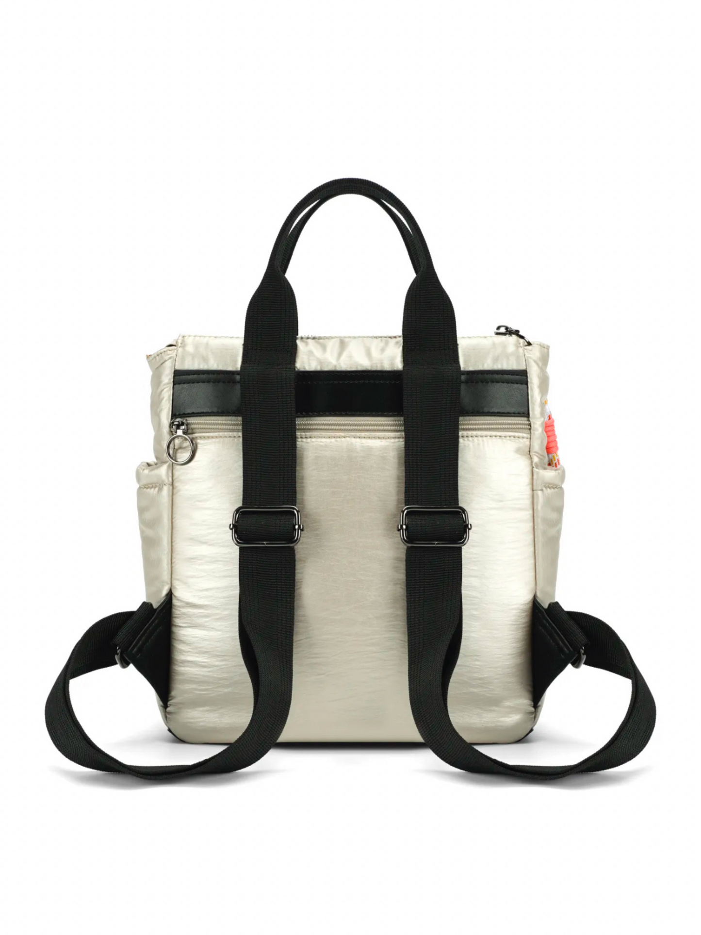 Mochila dourado claro com bolsa incluída