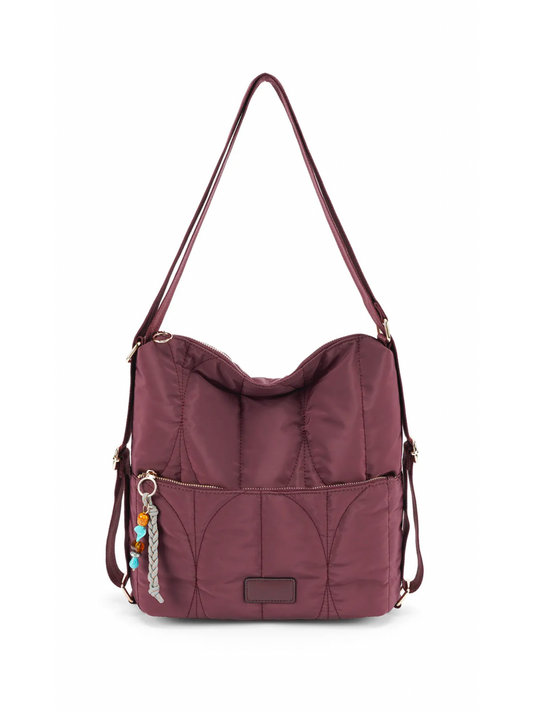 Mala Mochila Bordô