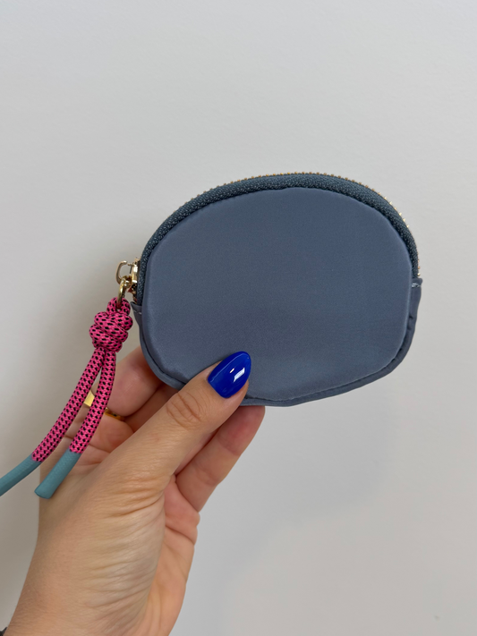 Porta moedas azul eclesiástico