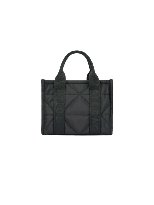 Tote Bag preta pequena nylon