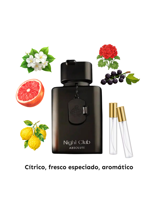 Decant Night Club Absolute - Fragrance World - Masculino