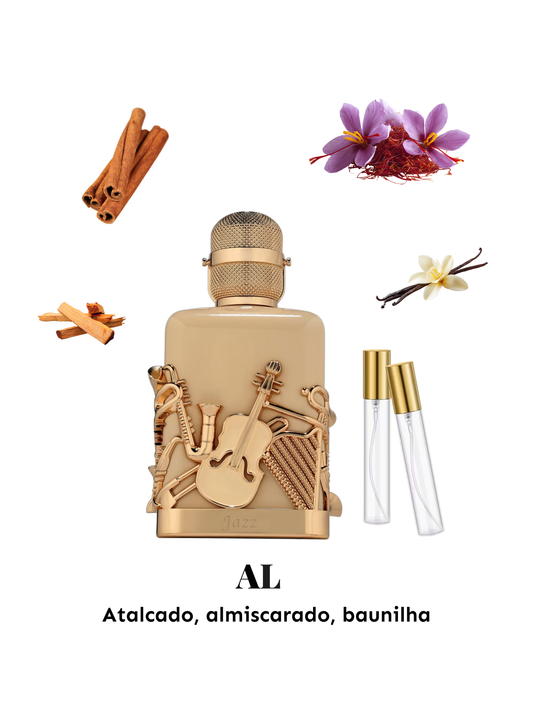 Decant Notes Jazz - Fragrance World - Compartilhável