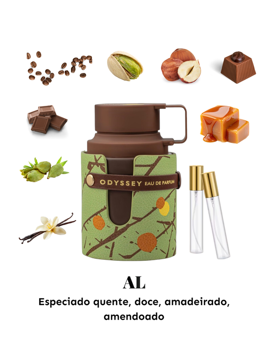 Decant Odyssey Dubai Chocolat - ARMAF - Compartilhável