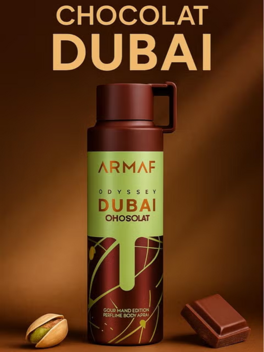 Dubai chocolate desodorizante spray armaf