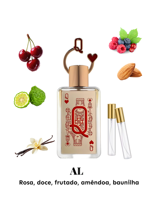 Decant Queen of Hearts - Fragrance World - Compartilhável