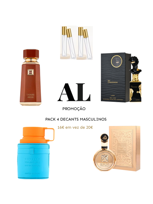 Pack Decants 5 ml Masculinos AMBRETA